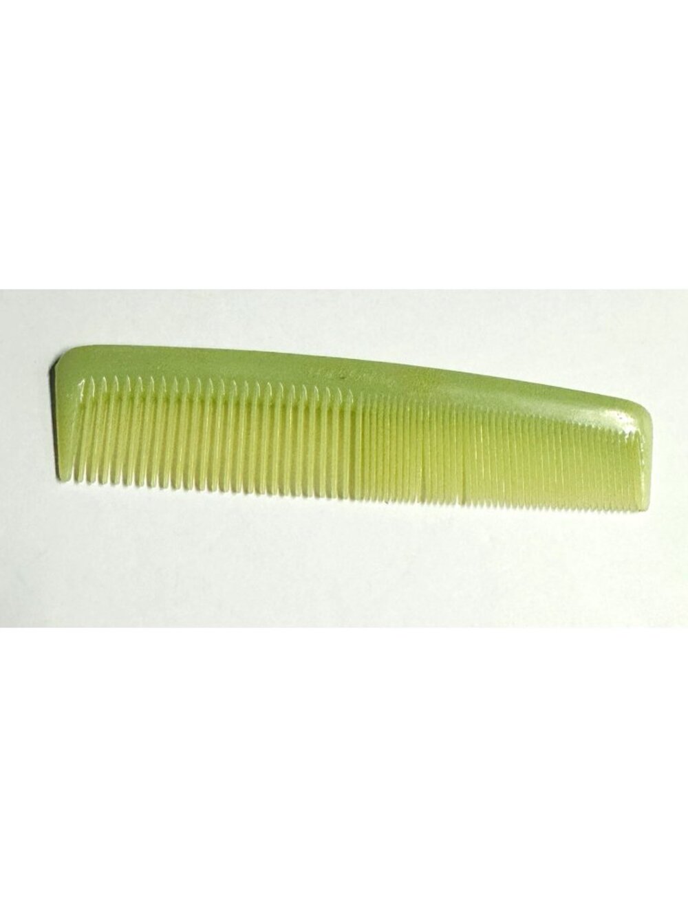 Nylon By DuPont Pocket Comb Hair Light Green 5” Style Beauty Hygiene Vintage
